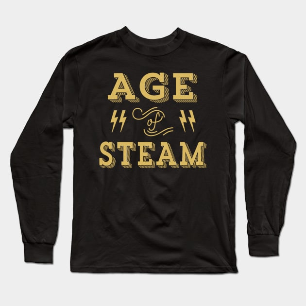 Steampunk - Age of Steam - Neo Victorian Gothic Long Sleeve T-Shirt by ballhard